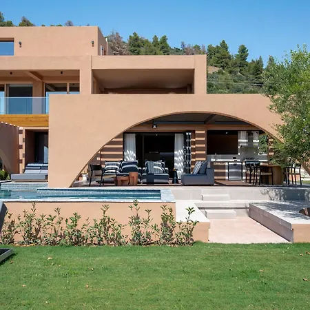 Villa Akti Elia Chalkidiki With Private Pools *